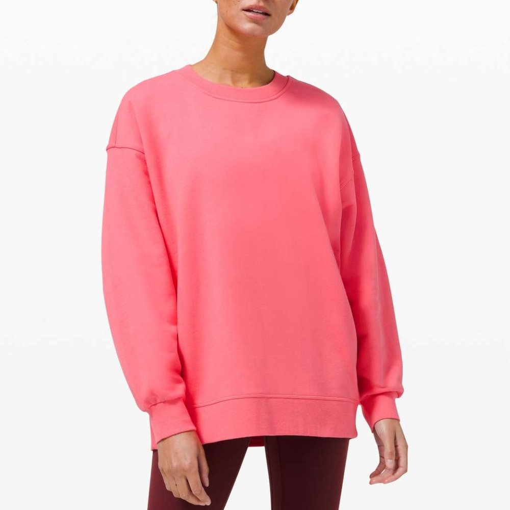 Lululemon Perfectly Oversized Crew Guava Pink
